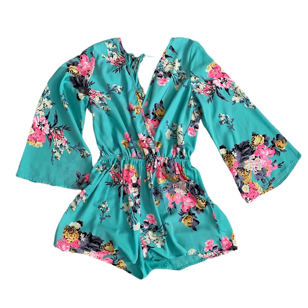 Vibrant Floral Romper